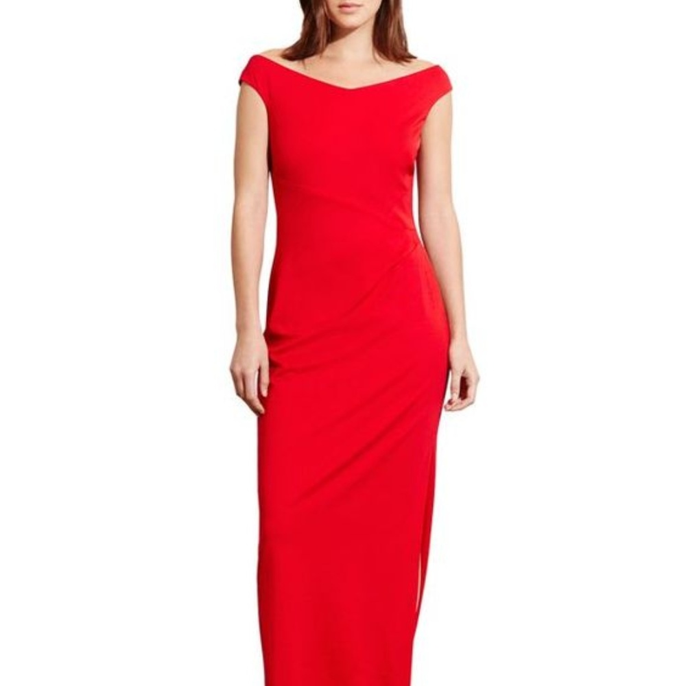 Lauren Ralph Lauren Jersey Sleeveless Dress-NEW